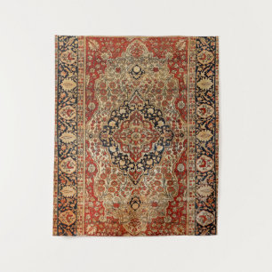 Tapete De Parede Amarelo-laranja-queimado-Caxan-persa 