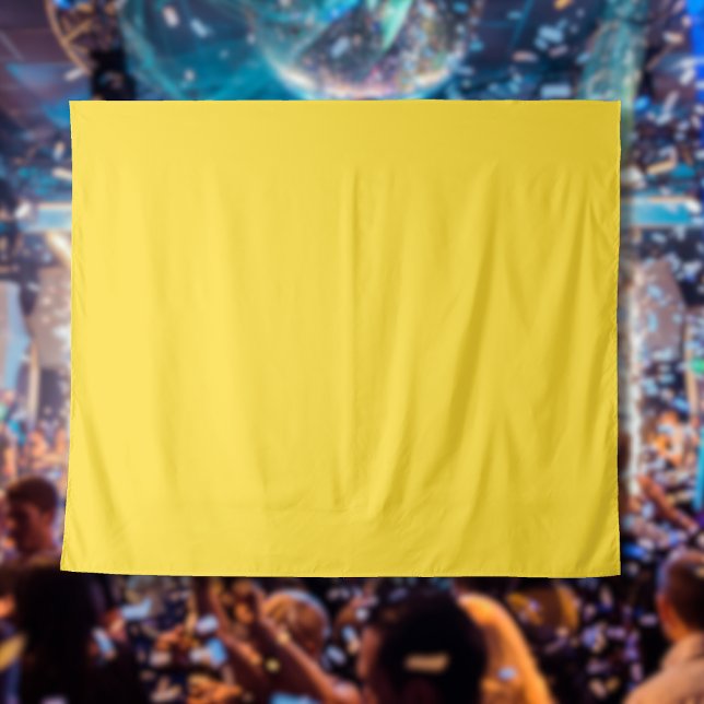 Tapete De Parede Amarelo Sol Cor Sólida | Clássico Elegante (Criador carregado)