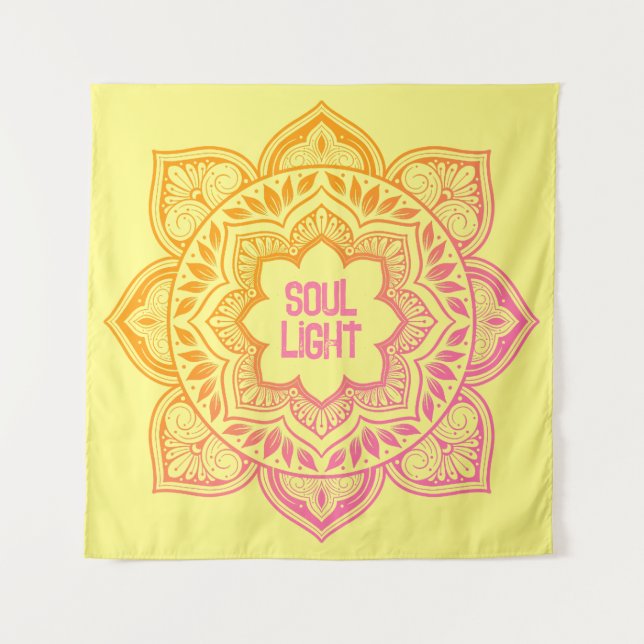 Tapete De Parede Amaya Mandala Personalized Tapestry (Frente)