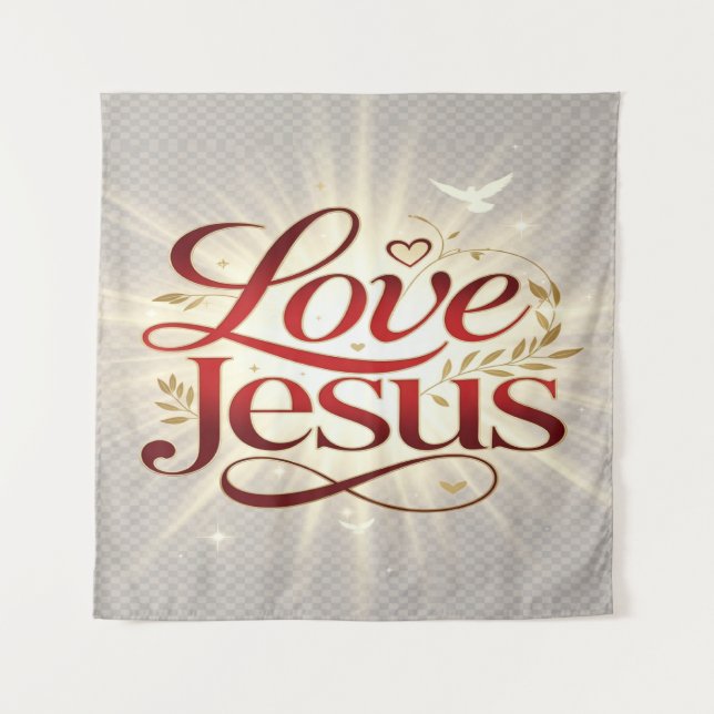 Tapete De Parede Ame Jesus (Frente)