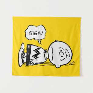 Tapete De Parede Amendoins Charlie Brown está abaixado