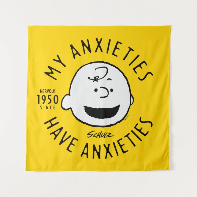 Tapete De Parede Amendoins | Charlie Brown Nervous Desde 1950 (Frente)