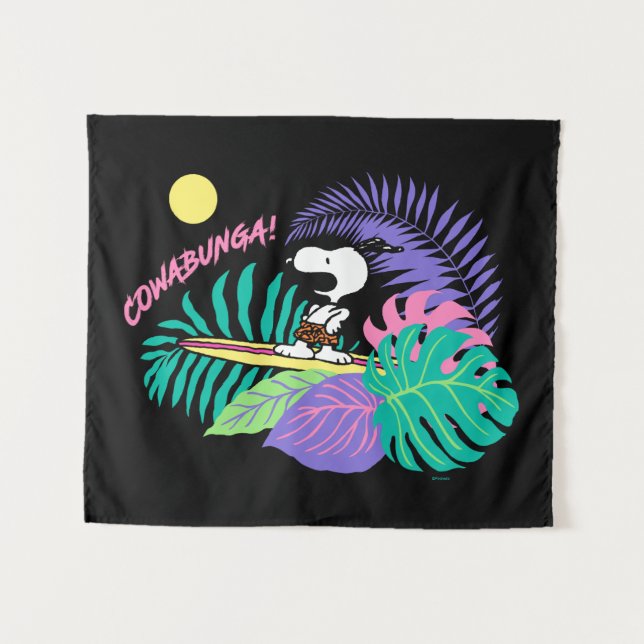 Tapete De Parede Amendoins | Cowabunga Snoopy (Frente (Horizontal))