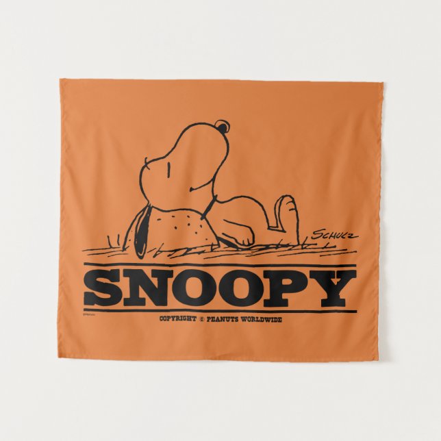 Tapete De Parede Amendoins | Descanso de Snoopy (Frente (Horizontal))