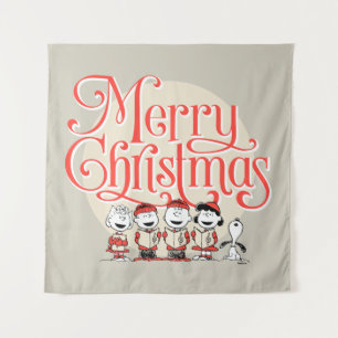 Tapete De Parede Amendoins Feliz Natal Coro