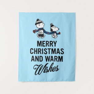 Tapete De Parede Amendoins Feliz Natal Snoopy & Charlie Brown
