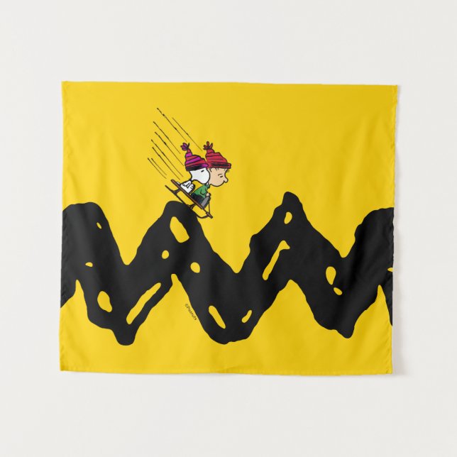 Tapete De Parede Amendoins | Passeio Snoopy & Linus (Frente (Horizontal))