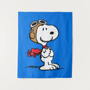 Tapete De Parede Amendoins Snoopy O Áce Voador