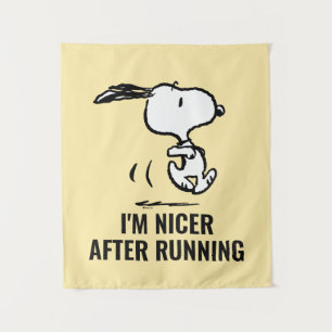 Tapete De Parede Amendoins Snoopy Running