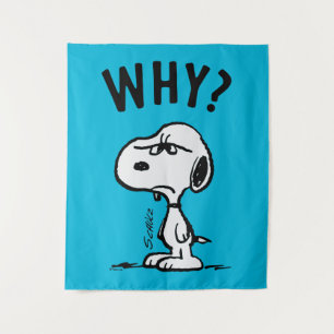 Tapete De Parede Amendoins Snoopy Wonders Why?