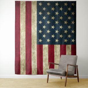 TAPETE DE PAREDE AMÉRICA FLAG BACKDROP