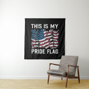 Tapete De Parede Americano Patriótico Esta É Minha Bandeira do Orgu