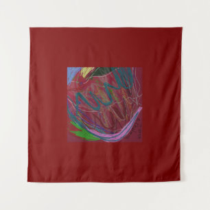 Tapete De Parede Amor Abstrato 