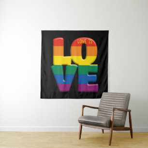 Tapete De Parede amor arco-íris