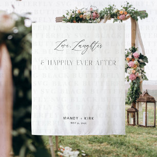 Tapete De Parede Amor Risos Feliz Para Sempre Fundo de Casamento
