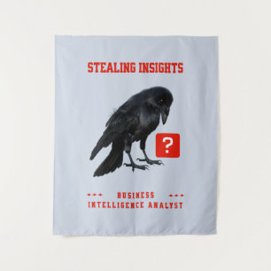 Tapete De Parede Analista de Inteligência de Negócios da Crow