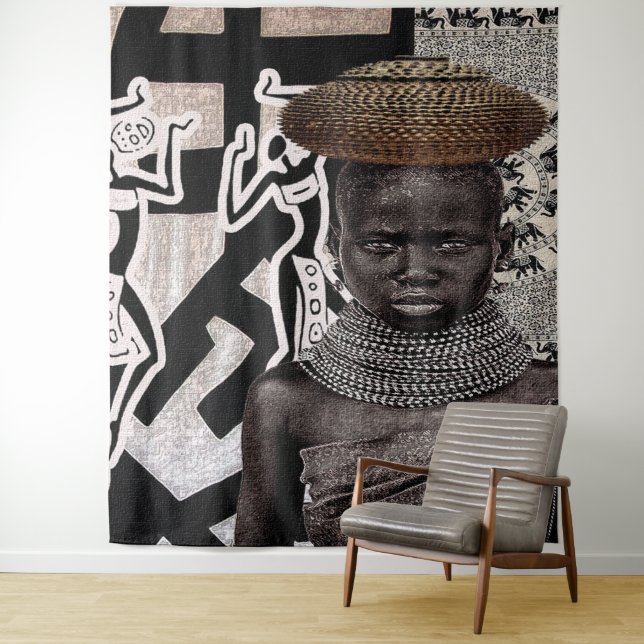 Tapete De Parede "Ancestral Threads Wall Hanging": (In Situ)