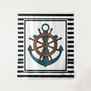 Tapete De Parede Âncora e faixas