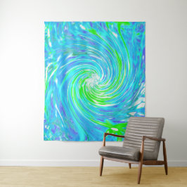 Tapete De Parede Anel retroativo do Abstrato legal e espiral do Ver