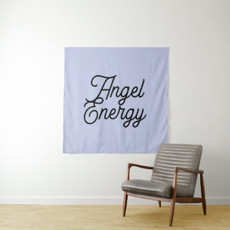 Tapete De Parede Angel Energy Cuide Casa Decor Azul Bonito