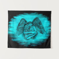 Angel Eros in Love, design preto e verde