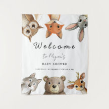 Animais da Floresta e da Mata: Chá de Bebê de Viag