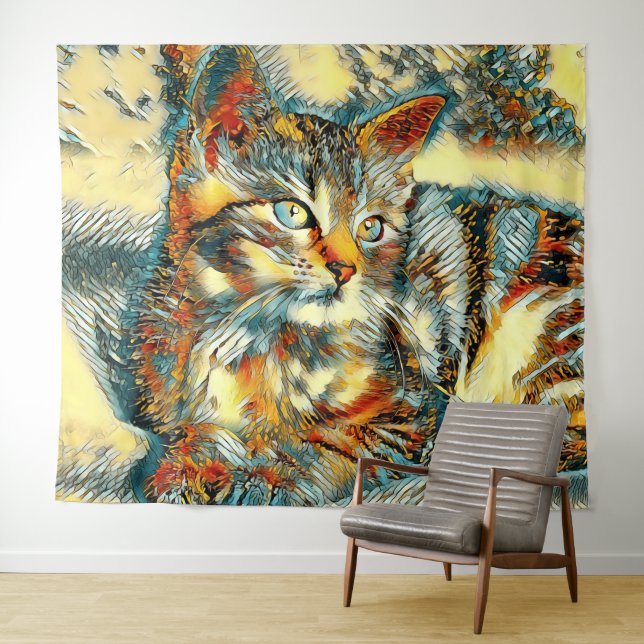 Tapete De Parede AnimalArt_Cat_015 (In Situ (Horizontal))