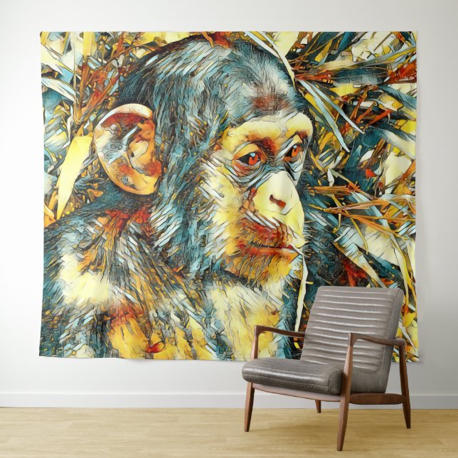 Tapete De Parede AnimalArt_Chimpanzee_012 (In Situ (Horizontal))
