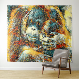 Tapete De Parede AnimalArt_OringUtan_003