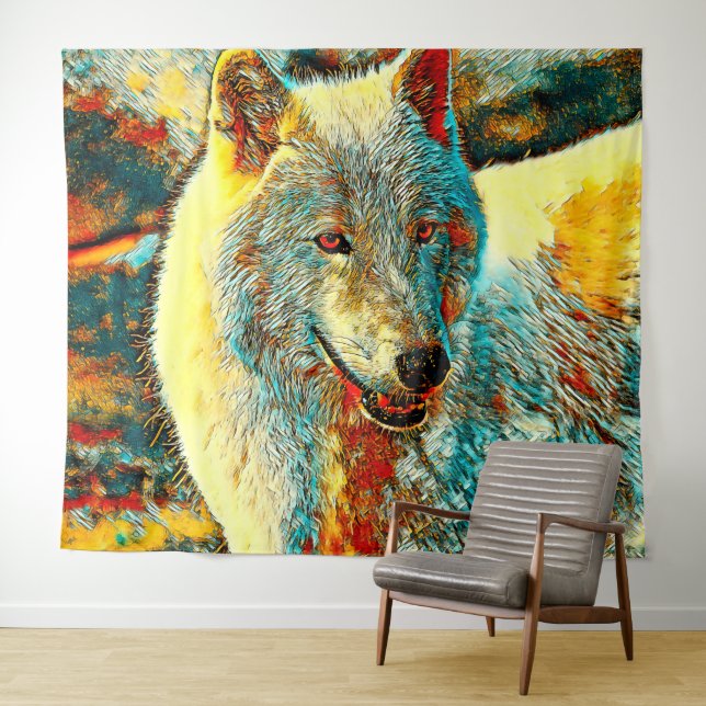 Tapete De Parede AnimalArt_Wolf_009 (In Situ (Horizontal))