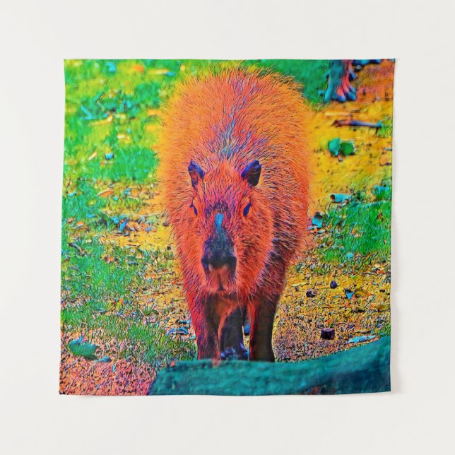 Tapete De Parede AnimalColor_Capybara_011 (Frente)