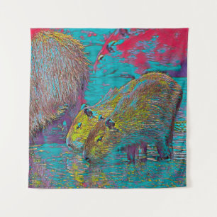 Tapete De Parede AnimalMix_Capybara_005
