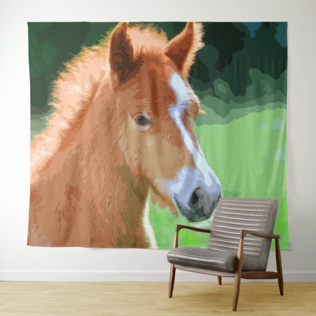 Tapete De Parede AnimalMix_Horse_013 (In Situ (Horizontal))
