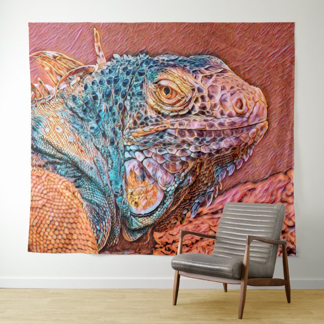 Tapete De Parede AnimalMix_Iguana_004 (In Situ (Horizontal))