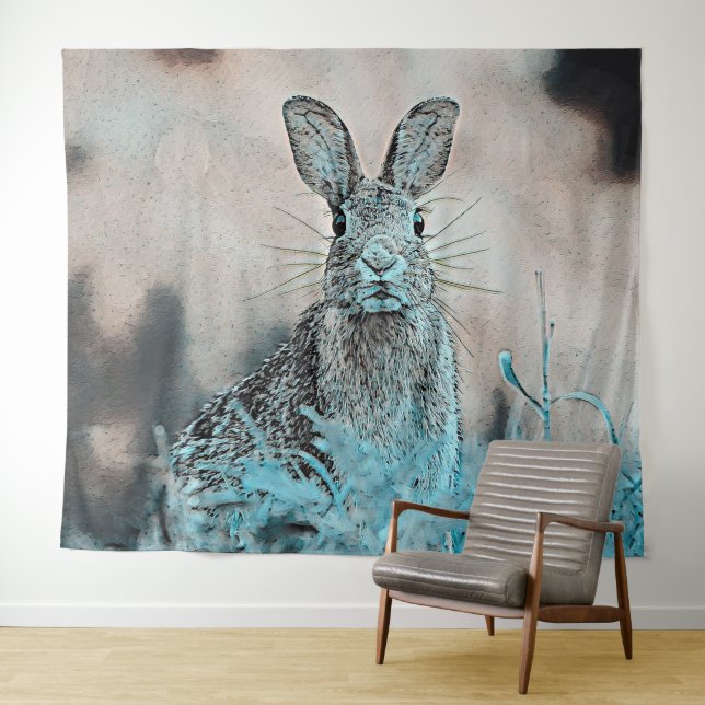 Tapete De Parede AnimalMix_Rabbit_024 (In Situ (Horizontal))