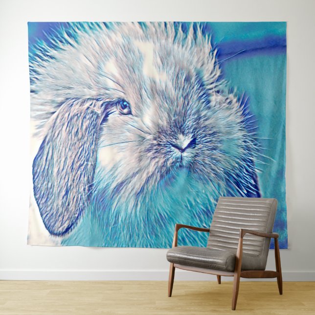 Tapete De Parede AnimalMix_Rabbit_07 (In Situ (Horizontal))