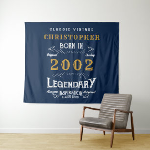Tapete De Parede aniversário de 21 anos 2002 Adicionar Legenda de N