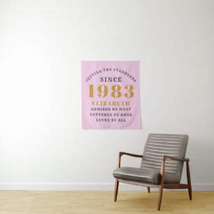 Tapete De Parede Aniversário de 40 anos Nascido em 1983 Adicionar N