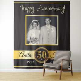 Tapete De Parede Aniversário de 50 anos de Casamento Jubileu de Our