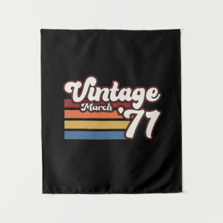 Tapete De Parede Aniversário de 50 anos Vintage 1971 Março