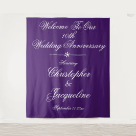 Tapete De Parede Aniversário de Casamento Script Fotografia Backdro