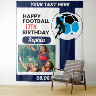 Tapete De Parede Aniversário de Futebol, Fundo de Futebol de Menina