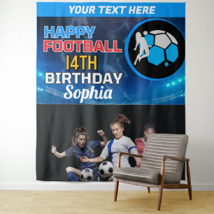 Tapete De Parede Aniversário de futebol, jogador de futebol
