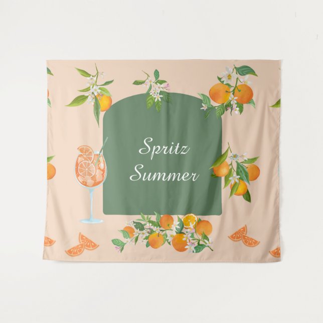 Tapete De Parede Aniversário de Verão Spritz (Frente (Horizontal))