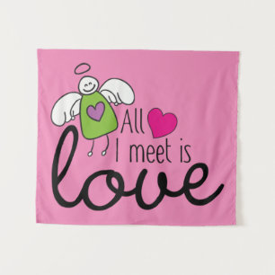 Tapete De Parede Anjo Engraçado - Tudo Que Conheço É Amor 1