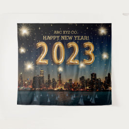 Tapete De Parede Ano Novo Corporativo | Plano de fundo de fotos do 