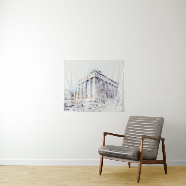 Tapete De Parede Antigos Sítios Partenon em Atenas, Grécia (In Situ (Horizontal))
