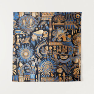 Tapete De Parede Antigos Tapestrais Têxteis Egípcios