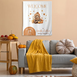 Tapete De Parede Apaixonar Um Pequeno Urso De Teddy Pumpkin Laranja