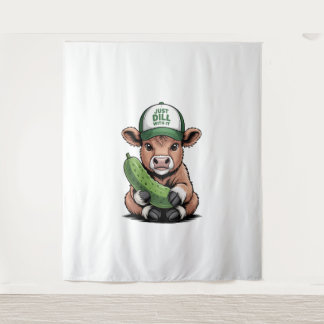 Tapete De Parede Apenas Morra Com Sua Vaca, Picada Engraçada